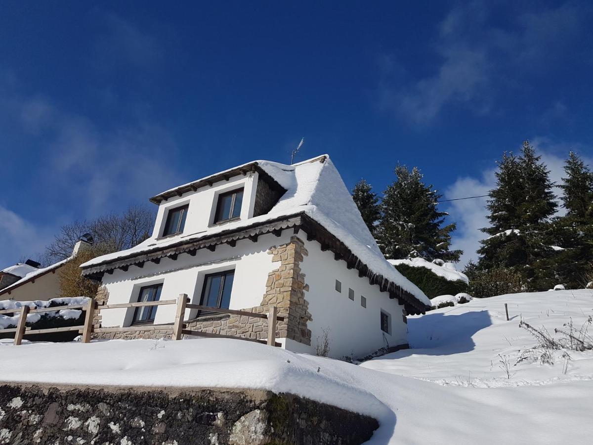 Chalet Avec Vue Panoramique Sur Le Plomb Du Cantal Villa Saint-Jacques-des-Blats Luaran gambar