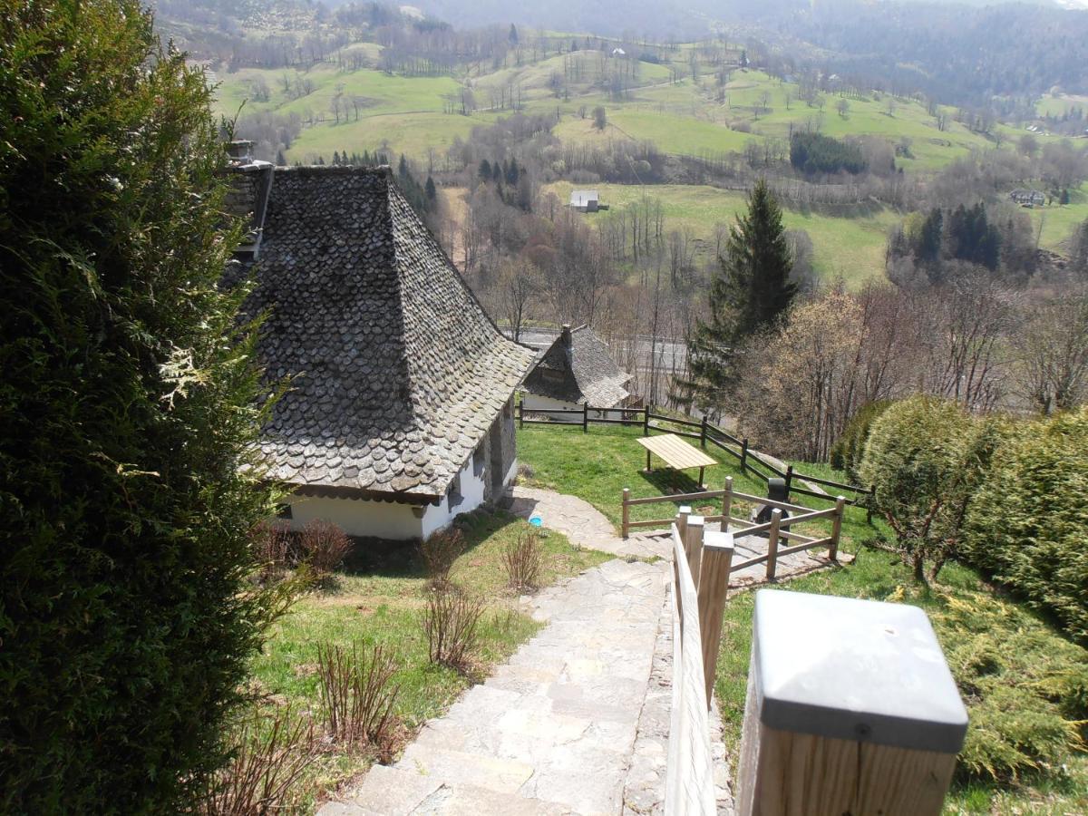 Chalet Avec Vue Panoramique Sur Le Plomb Du Cantal Villa Saint-Jacques-des-Blats Luaran gambar