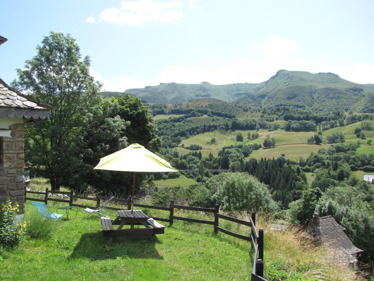 Chalet Avec Vue Panoramique Sur Le Plomb Du Cantal Villa Saint-Jacques-des-Blats Luaran gambar